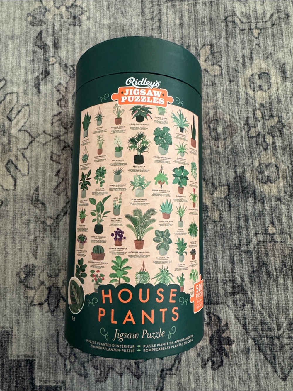 Ridley's House Plants Jigsaw Puzzle - Green